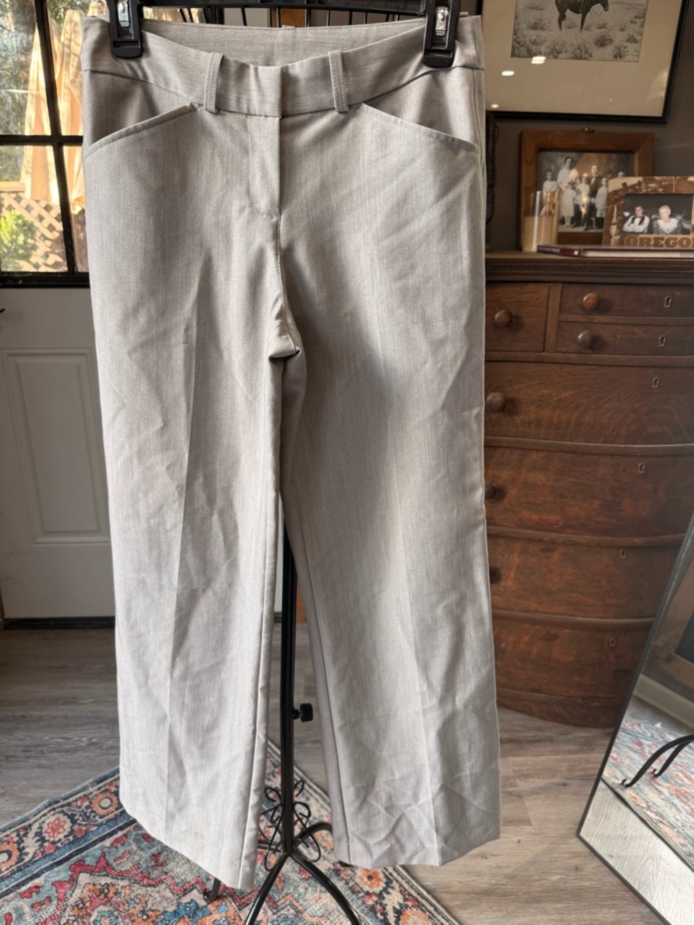 Worthington Light Gray Women's Dress Trousers